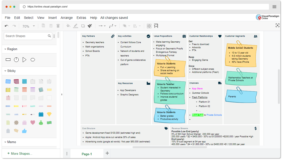 Business Model Canvas Software