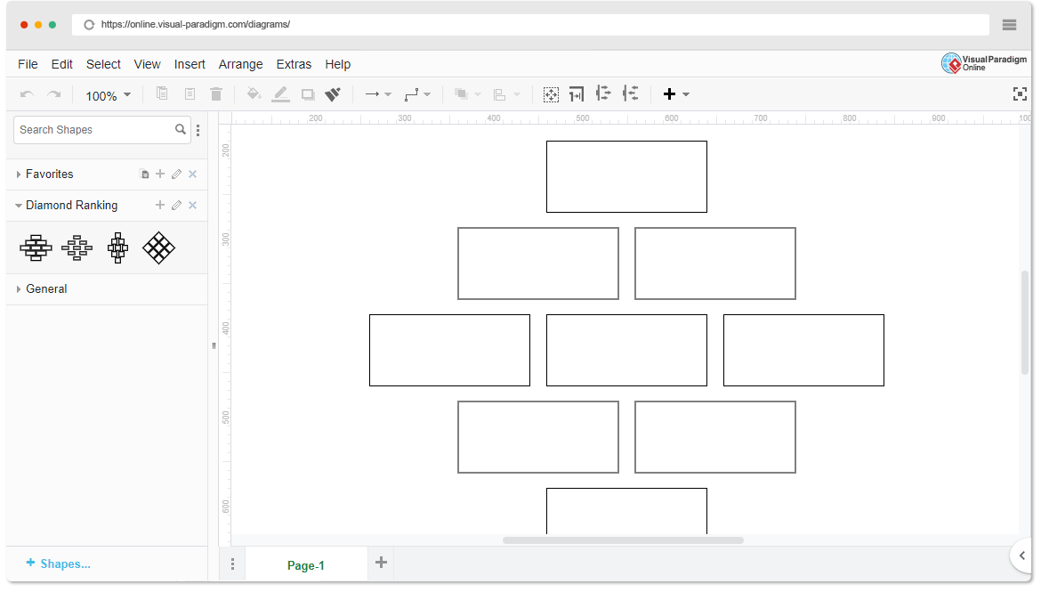 Diamond Ranking Template