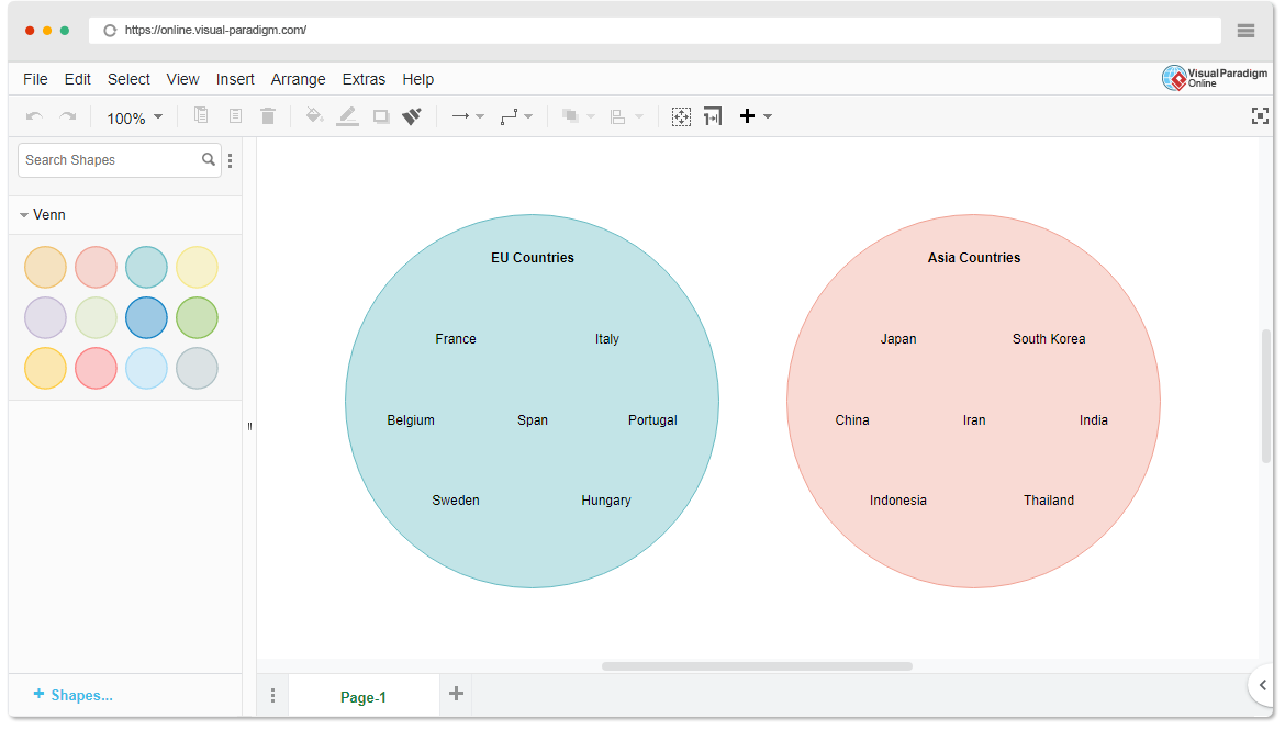 Euler Diagram Tool
