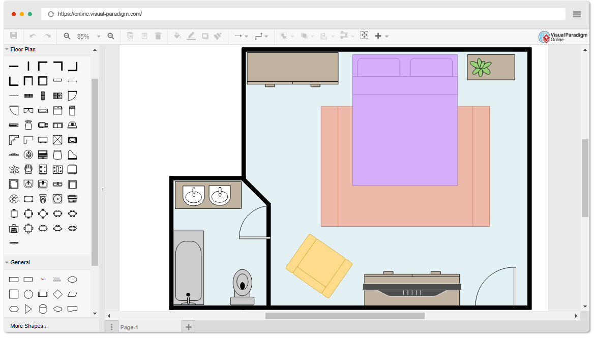 Free Bedroom Floor Plan Template