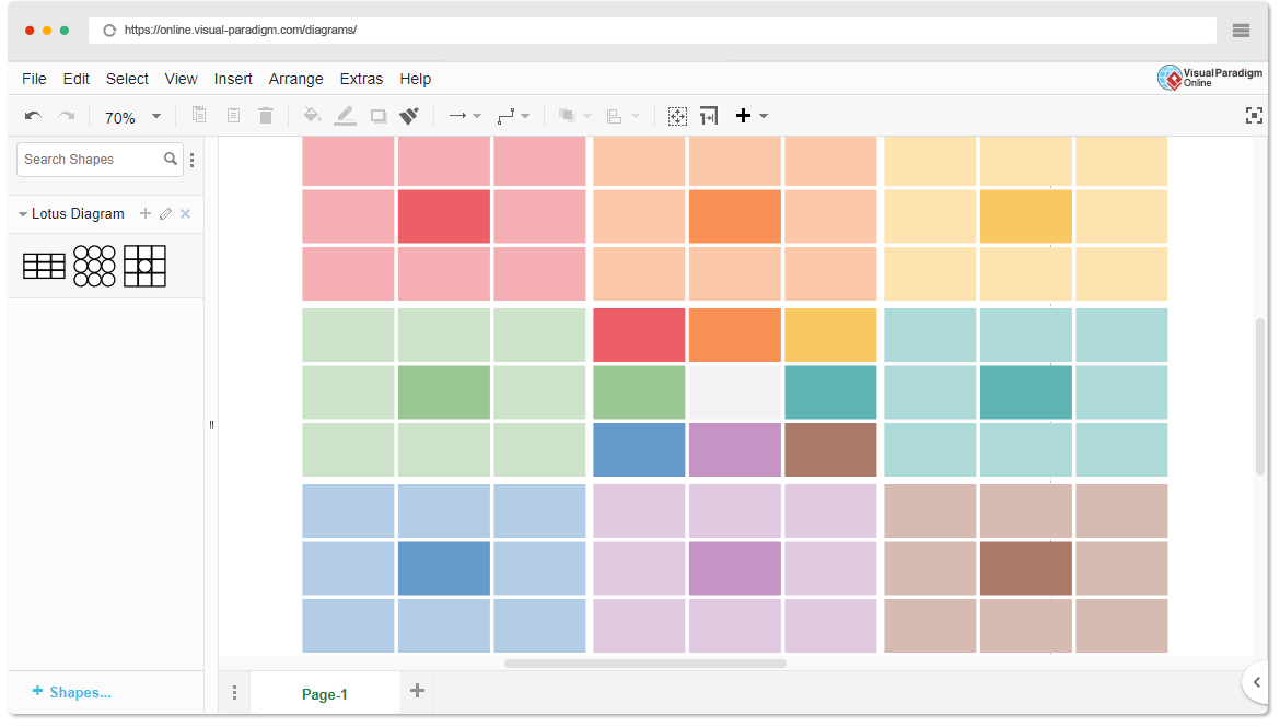Lotus Diagram Tool