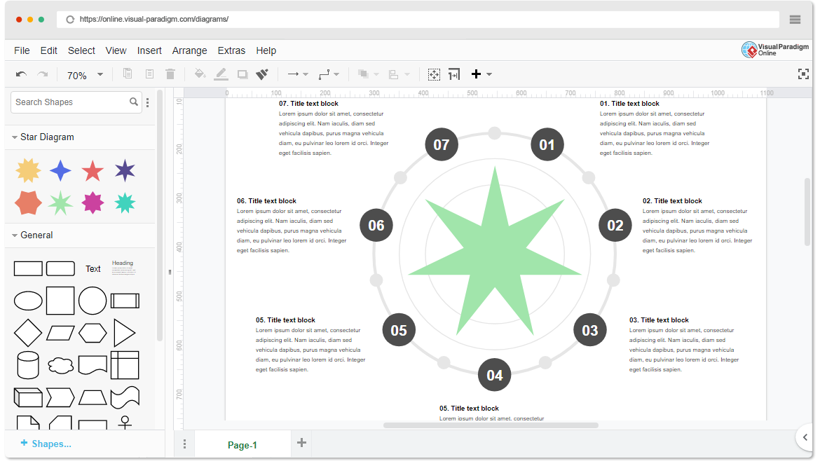 Star Diagram Maker