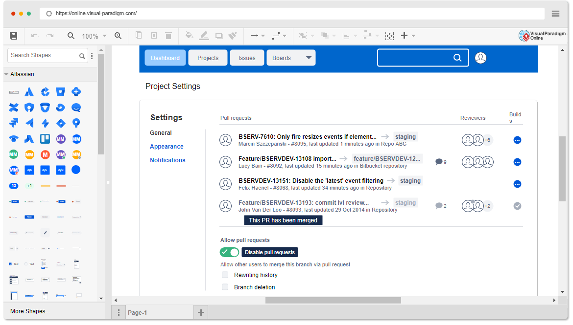 Atlassian Wireframe Software
