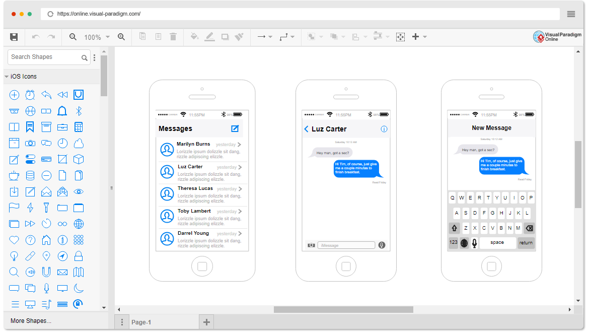 Free iOS Wireframe Tool
