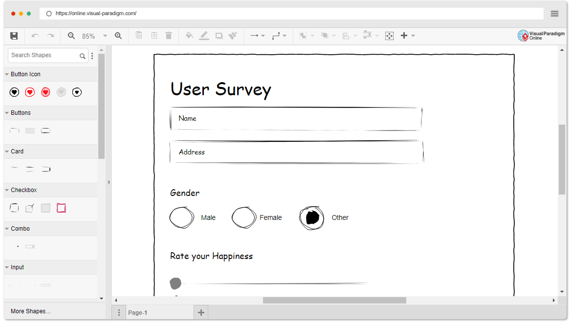有线 UI 图工具