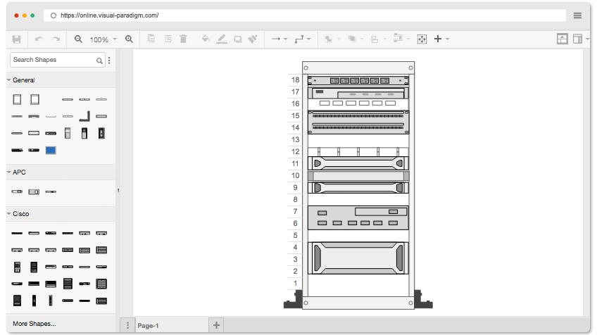 Simple Rack Diagram