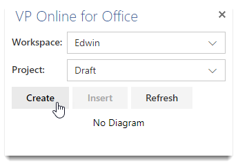 To create a new online diagram