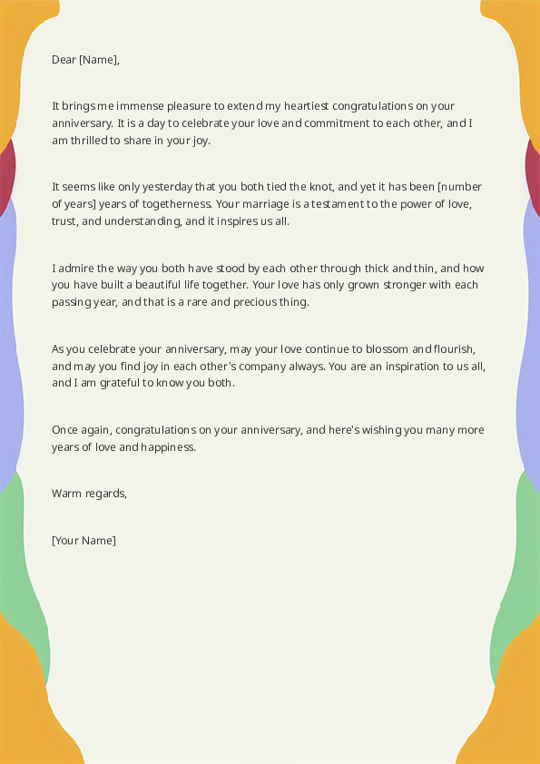 Congratulate Someone on the Anniversary of Their Marriage