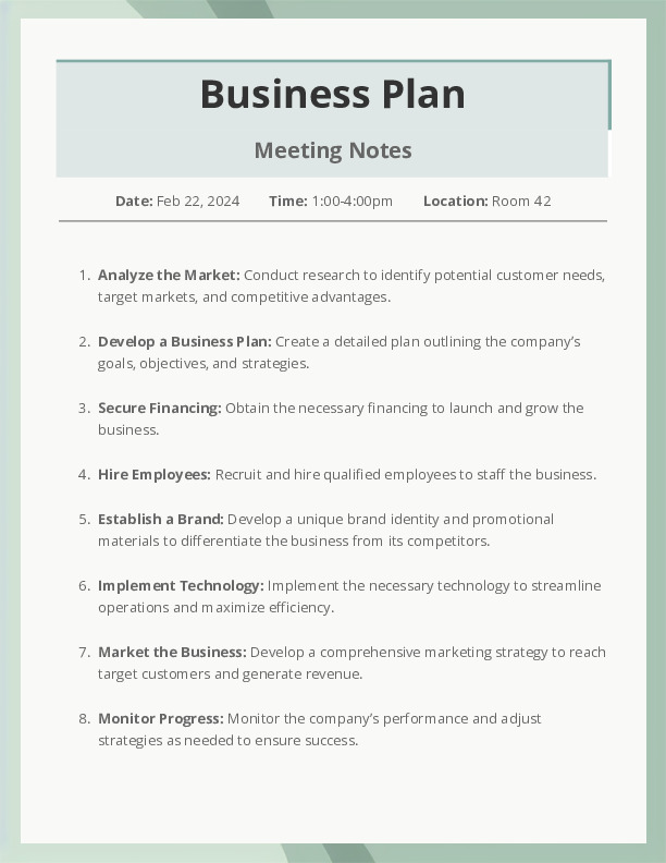 Business Plan