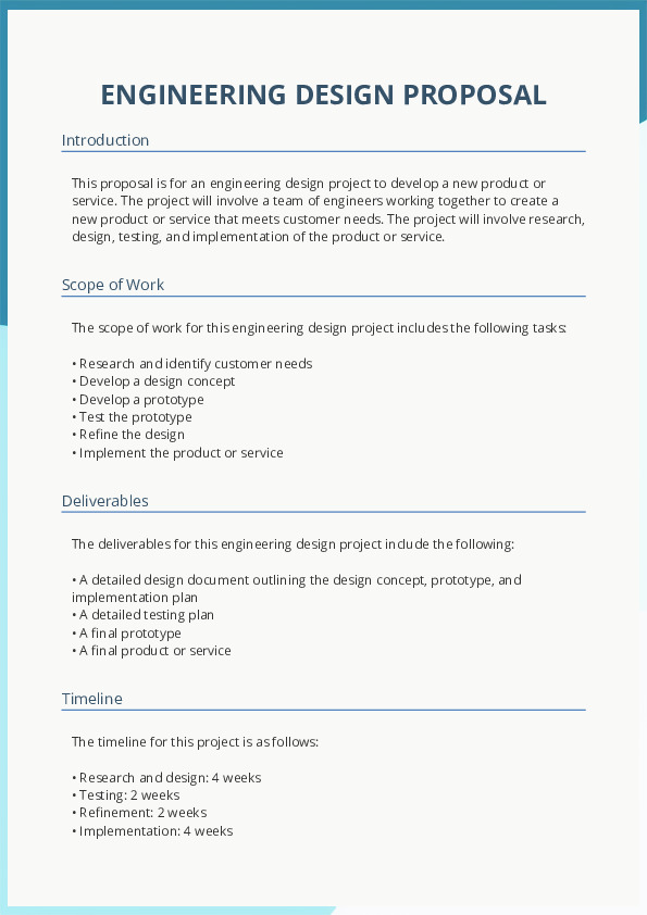 Engineering Design Proposal