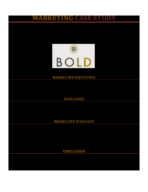 Marketing Case Study 2