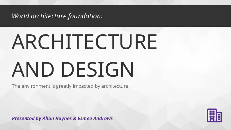 Architecture and Design