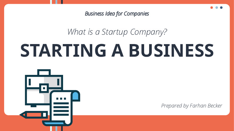 Starting a business