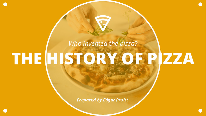 The history of pizza