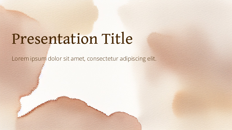 Beige watercolor