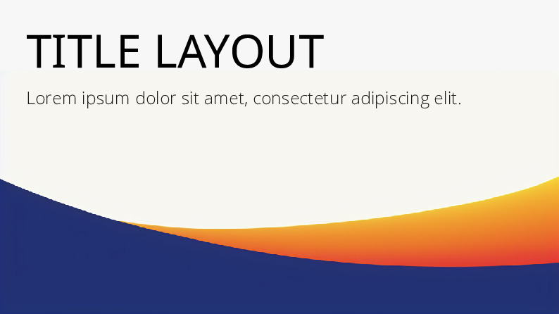 Blue and orange curves