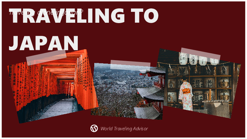 Traveling to japan