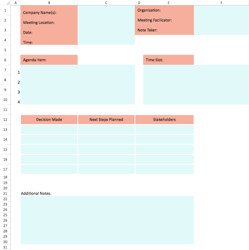 Daily Scrum Meeting Notes